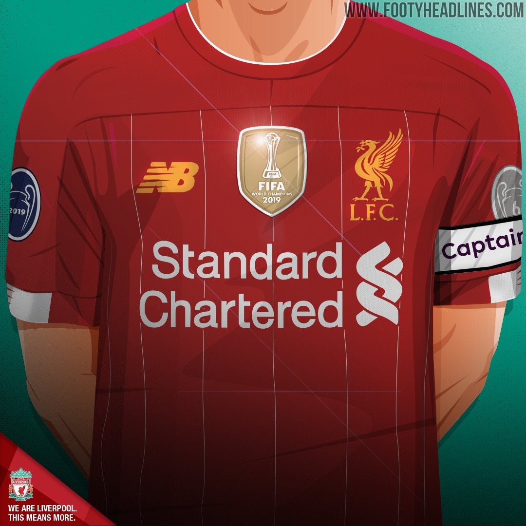 Liverpool shirt with premier league deals badge